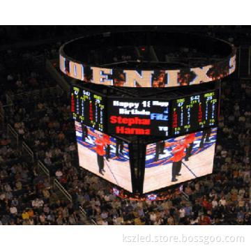 indoor P6 stadium live showing LED screen